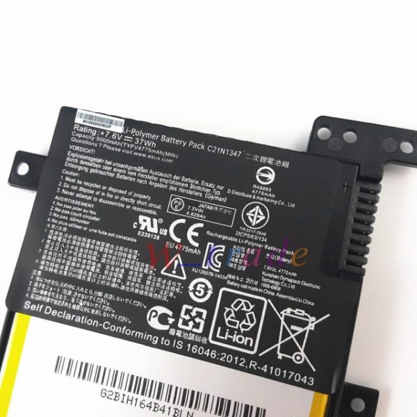 Pin Laptop ASUS Y583 Y583L Y583LD Pin Laptop ASUS Y583 Y583L Y583LD