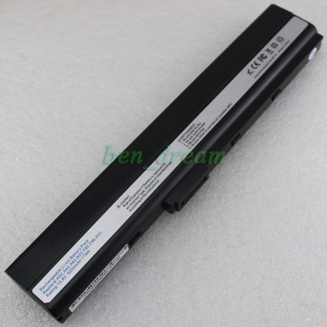 8-Cell 5200mAh Li-Ion Laptop Battery For ASUS U45, U52, U53, UL30 Series – 14.8V