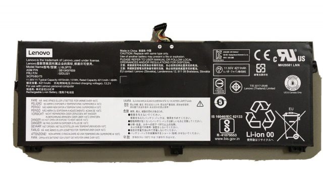 Pin laptop Lenovo ThinkPad X13 Yoga Gen 1st