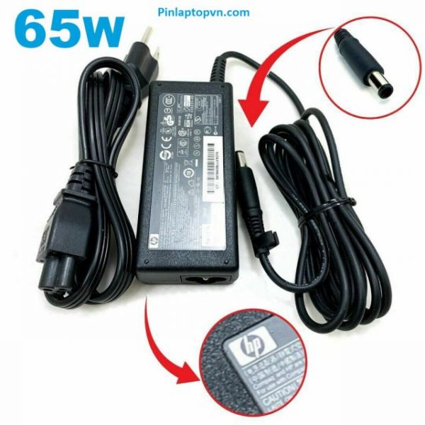 Sạc laptop HP 18.5V – 3.5A 65W chân 7.4 x 5.0 mm kim to (2)
