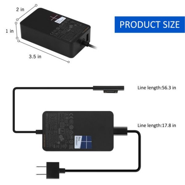Sạc Microsoft Surface book 1 2 3 (1)
