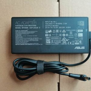 Sạc Laptop ASUS 20V - 10A - 200W Chân kim nhỏ 6.0 x 3.7 mm