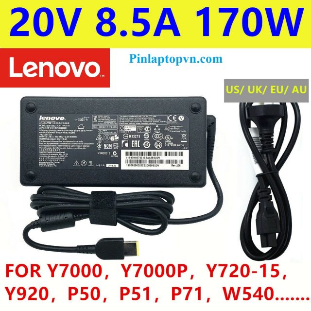 Sạc laptop Lenovo 20V - 8.5A - 170W