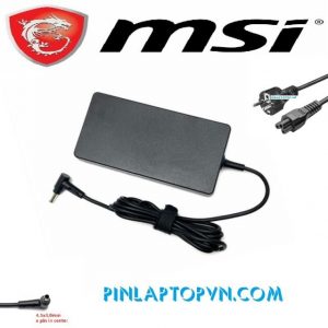 Sạc Laptop MSI Chicony 20V - 6A - 120W Chân kim nhỏ 4.5 mm x 3.0 mm