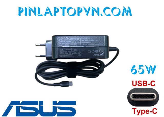 Sạc laptop Asus 20V – 3.25A – 65W Chân Type Usb C (2) Sạc laptop Asus 20V – 3.25A – 65W Chân Type Usb C (2)