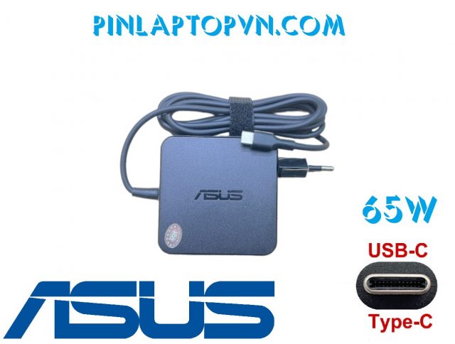 Sạc laptop Asus 20V - 3.25A - 65W Chân Type Usb C