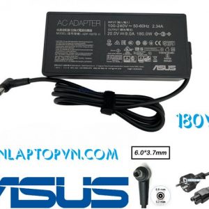 Sạc laptop Asus 20V - 9A - 180W Chân kim to 6.0 x 3.7 mm