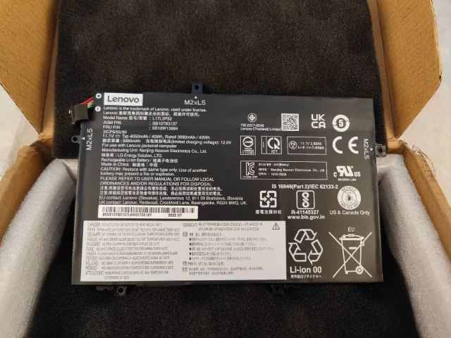 Pin laptop Lenovo ThinkPad L490 L590