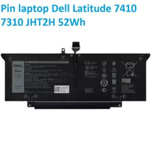 Pin laptop Dell Latitude 7410 7310 JHT2H 52Wh