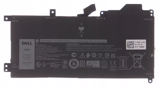 Pin laptop Dell Latitude 7200 7210 2in1