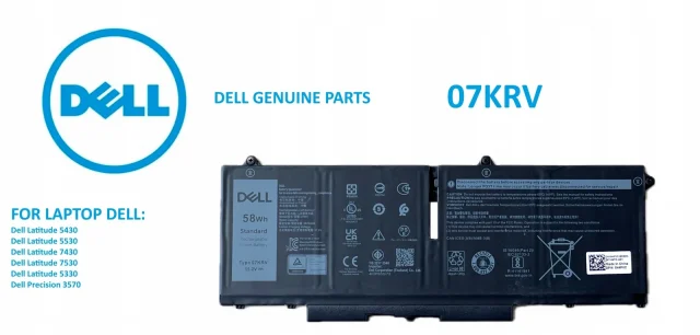 Pin laptop Dell Latitude 7330 7430 7530