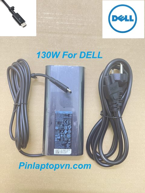 Sạc laptop Dell XPS 15 9500 9510 9520 9575 130W Type C