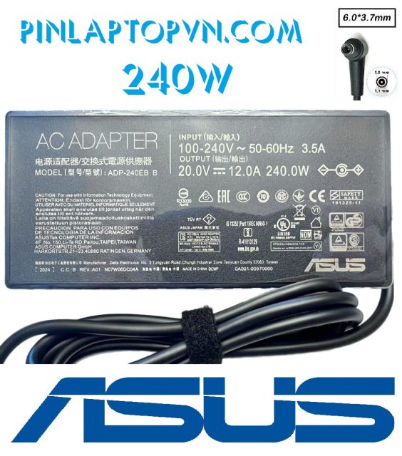 Sạc laptop Asus TUF Gaming F15 F16 F17