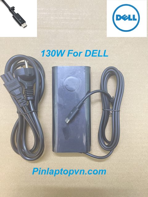 Sạc laptop Dell XPS 17 P92F P92F001 130W Type C (3) Sạc laptop Dell XPS 17 P92F P92F001 130W Type C (3)